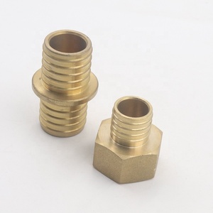 Valvola di arresto maschio PEX in ottone da 25 mm con superficie placcata per <span class=keywords><strong>tubi</strong></span> PEX a innesto a pressione per acqua - Product Image 5