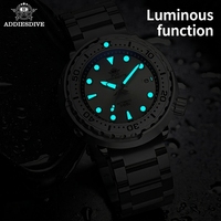 Jam Tangan Otomatis Custom Dial Logo OEM Suplai Massal Jepang NH35 Bezel Baja Safir BGW9 Luminous Tahan Air 300M untuk Pria