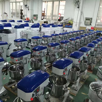 Mélangeur Planétaire Commercial Multifonction 3-en-1 20L 30L pour Gâteaux, Pains et Pâtes – Équipement de Boulangerie Pâtisserie