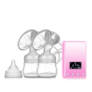 Yüksek standart silikon meme elektronik göğüs pompası bebek anne göğüs pompası