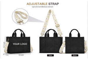 High Quality Shopping Bag Grocery Canvas Cotton Large Reusable Custom Logo Wholesale Custom Tote Bag Manufacturers - Product Image 3