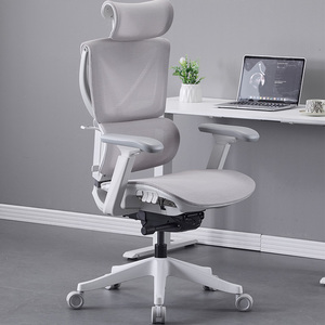 เก้าอี้สำนักงานดีไซน์หรูหราทันสมัยสำหรับผู้บริหาร ผู้มาเยี่ยมชม และผู้ใหญ่ ออกแบบตามหลักสรีรศาสตร์ พร้อมพนักพิงตาข่าย - Product Image 6