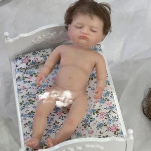 PlayGrown 20CM de silicona suave DIY juguete <span class=keywords><strong>Reborn</strong></span> muñeca jugar <span class=keywords><strong>casa</strong></span> juguete para apretar modelo 8 pulgadas Mini bebé realista infantil - Product Image 3