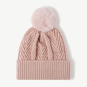 Unisex <b>Winter</b> Knitted Pom Pom Beanie Bobble <b>Hats</b> Customized Logo Embroidery Digital Printing <b>Man</b> <b>Winter</b> <b>Hats</b> Sold in Bulk - Product Image 2