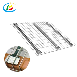 Plateau en treillis métallique à 3 couches en acier galvanisé soudé robuste 42x46 avec une capacité de 100 à 1000 kg Protection contre la corrosion pour rayonnage à palettes - Product Image 2