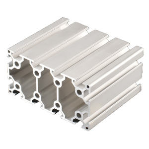 Profilé en aluminium industriel 60120a en stock usine, profilé en aluminium standard européen, poutre de cadre large en aluminium 60*120 - Product Image 5