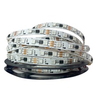 Bande LED DMX Ws2811 Ws2812b Ws2815 DC12V 24V 30/60 LED/m 10mm 5M 10M RGBIC Pixel Pleine Couleur Programmable Adressable