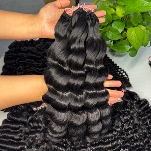Wholesale Vietnamese <b>Feather</b> Crochet Human Hair Loose Deep Wave Extensions Bulk Supplier for Salons and Hair Vendors - Product Image 2