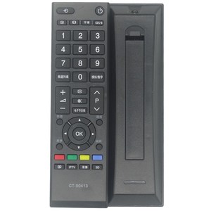 Télécommande Crystal Pearl Tianhong CT-90413 pour téléviseur Toshiba, code fixe, portée 10 m, noire - Product Image 4