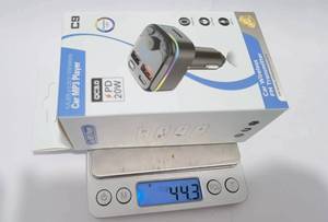 Lettore <span class=keywords><strong>MP3</strong></span> portatile per auto con chiamata a mani libere trasmettitore FM 12V accendisigari caricabatteria Stereo Aux ingresso - Product Image 6