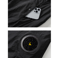 Klimatisierte Arbeitskleidung mit 5V-Lüfter, Kühlende Klimaanlage-Kleidung, Unisex-Lüfterjacke