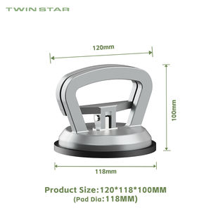أداة إزالة الانبعاجات من السيارات بشفط يدوي قوي من الألومنيوم، رافعة شفط للزجاج والبلاط والأرضيات - Product Image 3