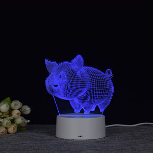 Lampe de Table acrylique à LED, Illusion 3D, 30 w, <span class=keywords><strong>Anime</strong></span>, lampe de noël, pour chambre d'enfants, décoration, veilleuse, <span class=keywords><strong>Photo</strong></span> personnalisée - Product Image 6