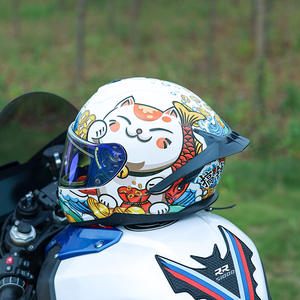 หมวกกันน็อคเต็มใบ Orz Stylish Summer สำหรับผู้ชายและผู้หญิง ใช้ได้ทุกฤดู พร้อมปีกหลังขนาดใหญ่ ได้รับการรับรองมาตรฐาน 3C สำหรับบลูทูธ DOT ABS - Product Image 4