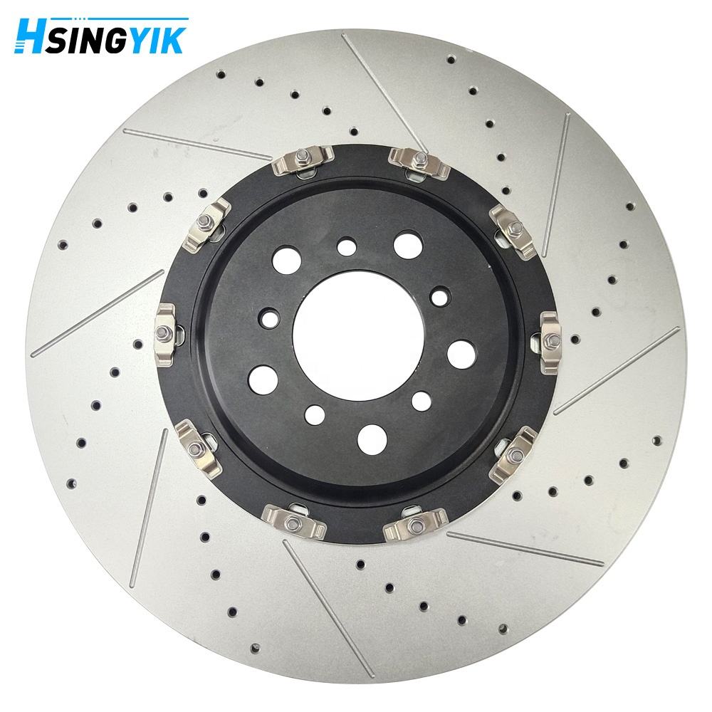 Front Drilled Brake Rotors & Ceramic Brake Pads For INFINITI Q50 - Foto 7