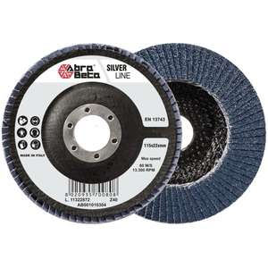 ABRA BETA - AB001020108 Disques à lamelles avec support en fibre de verre et tissu de zircone à profil conique (multi-pack) ABRASIFS - Product Image 1