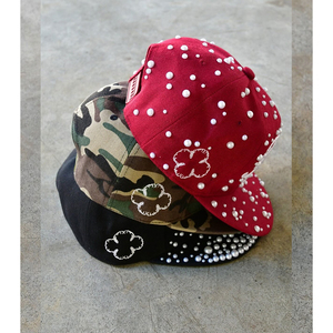 Casquettes personnalisées avec perles de créateur, casquettes de haute qualité, style Y2K, brodées, avec logo personnalisé - Product Image 5