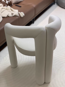 Sedia <span class=keywords><strong>da</strong></span> <span class=keywords><strong>Pranzo</strong></span> di Lusso e Confortevole, Sgabello per Camera <span class=keywords><strong>da</strong></span> Letto e Trucco, Poltrona Morbida per Camere d'Albergo - Product Image 6