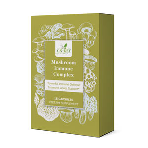 高品质天然蘑菇免疫复合物胶囊锌与维生素C蘑菇补充剂可增强能量和注意力，适合成人 - Product Image 1