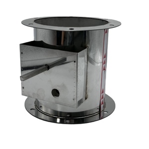 स्टेनलेस स्टील एयर डस्टिंग राउंड वॉल्यूम कंट्रोल डैम्पर - Product Image 1