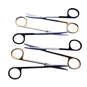 <strong>SuperCut</strong> Curved Surgical Scissors Razor Sharp &amp; Micro Serrated Stainless Steel Black Handle Wholesale Supplier - Product Image 5