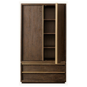 High Quality Modern Eco-Friendly Durable Solid Wood Cabinet RH Furniture Luxury <b>Storage</b> Bedroom <b>Wardrobe</b> - Product Image 2