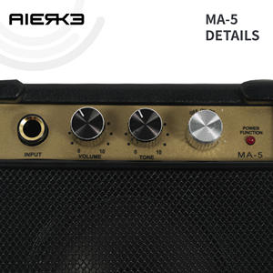 Aierke เครื่องขยายสัญญาณกีตาร์อะคูสติกไฟฟ้า MA-5/<span class=keywords><strong>PG</strong></span>-05อุปกรณ์เครื่องดนตรีอะคูสติกเหล็กขนาดเล็กแบบพกพา - Product Image 2