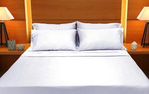 Cotone bianco 200TC 300TC 400TC 500TC 600TC hotel letto di qualità foglio di lamiera piana lenzuolo dalla fabbrica diretta - Product Image 5