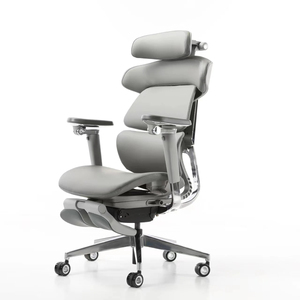 OEM Schlussverkauf Leder drehbarer einstellbarer Executive-Massage-Bürochef-Stuhl - Product Image 1
