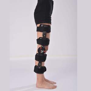 Rodillera, férula de fijación para rodilla, rodillera con fijación de gancho ajustable, soporte para rodilla - Product Image 4