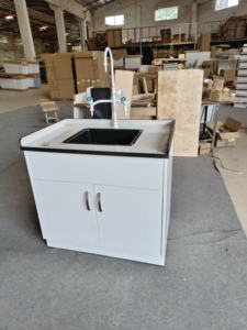 Tavolo da Lavoro Moderno per Garage e Laboratorio, Banco da Gioielleria, Scrivania per Arredamento Commerciale - Product Image 2