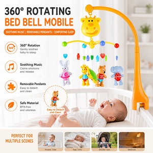 Móvil Musical para Cuna <span class=keywords><strong>de</strong></span> Bebé, Juguete para Dormir para Recién Nacidos, Juguete Colgante Giratorio para Cuna <span class=keywords><strong>de</strong></span> Bebé <span class=keywords><strong>de</strong></span> 0 a 12 Meses - Product Image 2