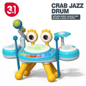 Juego de Batería Electrónica de Jazz KSF para Educación Temprana con Micrófono, Instrumento Musical Multifuncional de Plástico para Niños - Product Image 2