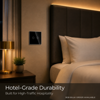 Interrupteur tactile Wi-Fi UE/UK, contrôle par application Tuya, panneau en verre intelligent pour la maison, 1, 2, 3 ou 4 gangs, rétroéclairage bleu, noir, blanc, gris, or