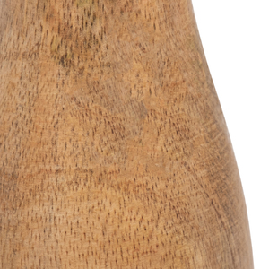 Scultura a forma di fungo in legno di mango con cappuccio in ceramica verde, ornamento decorativo per la casa, per soggiorno, ufficio, bagno. - Product Image 3