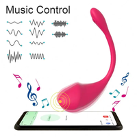 Vibrador de Bolas con Forma de Vagina, Control Remoto por Aplicación, Juguetes Sexuales para Mujeres, Vibrador de Braguitas, Huevo Vibrador