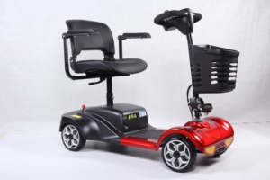 Scooter électrique à deux places robuste à 4 <span class=keywords><strong>roues</strong></span> pour personnes âgées et seniors, scooter de mobilité US/EU - Product Image 6