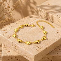 Bracelet multi-styles en acier inoxydable avec motifs géométriques, étoiles, croix, coquillages et conques, pour femmes, bijoux de luxe de niche et de mode haut de gamme, vente en gros