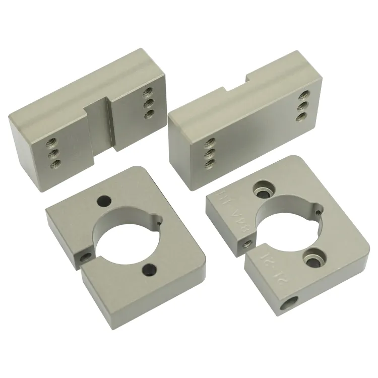 Piezas mecanizadas de 5 ejes CNC de Metal personalizadas de fábrica profesional, componentes de piezas de aleación de aluminio anodizado estampado