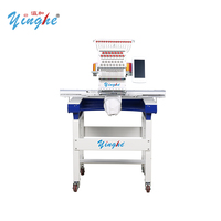 Máquina de Bordar de Alta Precisión de Una Sola Cabeza 500*800mm Yinghe de 15 Agujas con Control por Computadora y Cambio Automático de Color