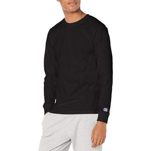 T-shirt à manches longues pour homme, poids moyen, personnalisé, 100% coton biologique, uni, doux et compressé - Product Image 2
