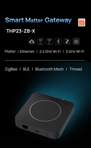 Passerelle Ethernet SIXWGH Tuya Matter Thread Zigbee, Hub Domotique Filaire Zigbee Type C LAN, Contrôle à Distance pour <span class=keywords><strong>Apple</strong></span> Google Alexa - Product Image 3