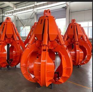 Pince à ferraille hydraulique pour excavatrice 10-40 tonnes, grappin rotatif à griffes métalliques type « peau d'orange » - Product Image 3
