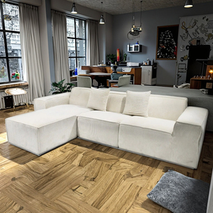 Sofá reclinable individual Diseño minimalista con apilabilidad de compresión para un almacenamiento eficiente en el hogar para uso en la sala de estar - Product Image 4