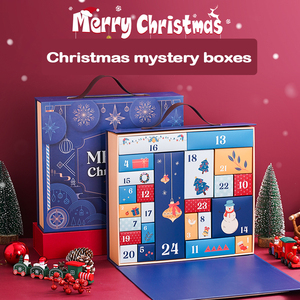 2024 nouvelles boîtes mystères compte à rebours de noël-24 jours boîte aveugle calendrier <span class=keywords><strong>Surprise</strong></span> fête faveurs boîte-cadeau - Product Image 1