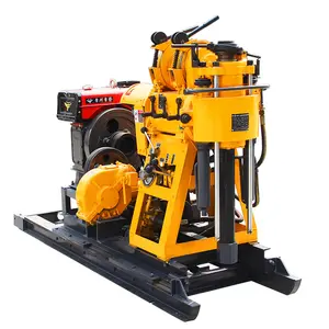 water drilling rig for sale in dubai/portable mobile water well drilling rig hydraulic drive