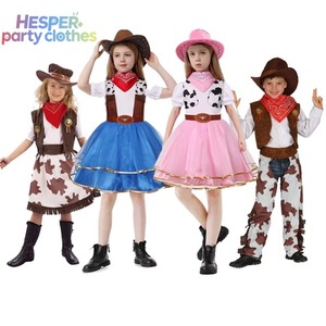 Disfraz de Vaquero del Oeste para Niños HESPER, Conjunto para Halloween, Cosplay y Fiestas, con Falda y Traje - Product Image 1