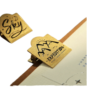 Verifizierte Fabrik Custom Retro Style Messing Aufbewahrung clips Schlüssel anhänger & Karabiner Messing Metall Chip <span class=keywords><strong>Clip</strong></span> Werbeartikel - Product Image 4