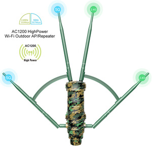 เราเตอร์/จุดเชื่อมต่อ/รีพีทเตอร์ WAVLink Camouflage Dual-Band Outdoor AC1200 รุ่น WN572HP3  2.4G/5G ดูอัลแบนด์ กิกะบิต PoE L415 - Product Image 3