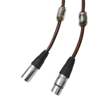 Kabel Ekstensi Audio Mikrofon XLR 3P 0.3m 1Ft OEM, Adaptor Splitter Y Male-Female dengan Selubung PVC